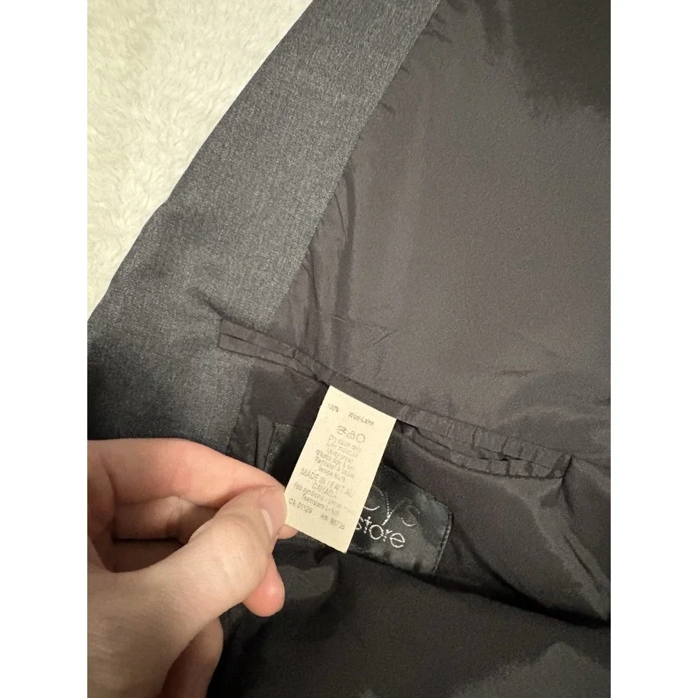 Lauren Ralph‎ Lauren Men's Charcoal Gray Blazer Jacket Size 42L Wool READ